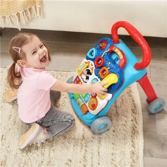 Sit-to-Stand Learning Walker (Frustration Free Packaging), Blue